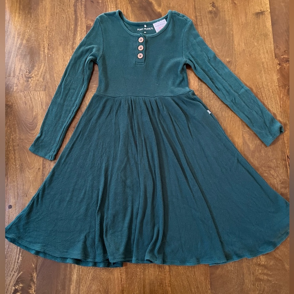 Posh Peanut Forest Green Dress Size 8